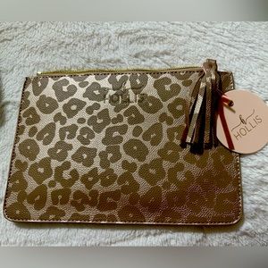 Hollis Metallic Brush Pouch